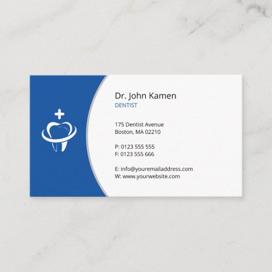 Carte De Rendez-vous Dentiste général | Dents (Devant)