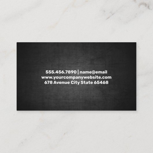 Carte De Rendez-vous Dentiste | Icône dent (Dos)