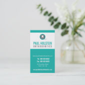 Carte De Rendez-vous DENTISTE NOMINATION moderne logo dentaire dentaire (Debout devant)