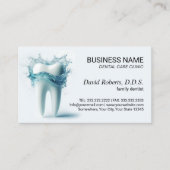 Carte De Rendez-vous Dentiste Propre dentiste Dentelle Bureau Dentaire  (Devant)