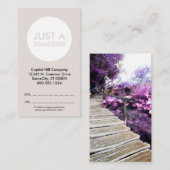 carte de rendez-vous des escaliers (Devant / Derrière)