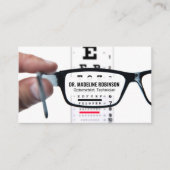 Carte De Rendez-vous Diagramme d'examen oculaire | Lunettes de prescrip (Devant)