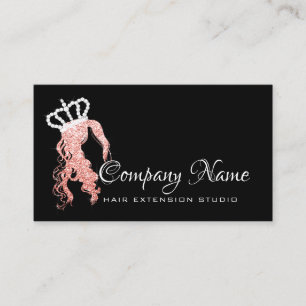 Carte De Rendez-vous Diamant rose d'étincelle de couronne de salon de