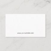 Carte De Rendez-vous Directeur exécutif | Service à la clientèle (Dos)