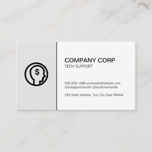 Carte De Rendez-vous Directeur exécutif | Service à la clientèle (Devant)