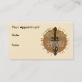 Carte De Rendez-vous Docteur Caduceus (Dos)