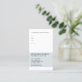 Carte De Rendez-vous Docteur Dentist Chic Appointment Reminder de (Debout devant)