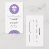 Carte De Rendez-vous Docteur En Endocrinologie Et Nutrition (Devant / Derrière)