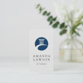 Carte De Rendez-vous Droit | Avocat | Procureur (Debout devant)