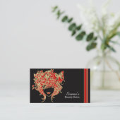 Carte de rendez-vous du coiffeur (Debout devant)
