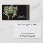 Carte de rendez-vous du coiffeur (Devant / Derrière)