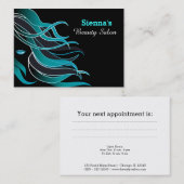 Carte de rendez-vous du coiffeur (Devant / Derrière)