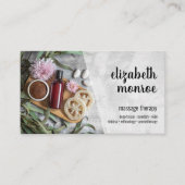 Carte de rendez-vous du massothérapeute (Devant)