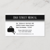 Carte de rendez-vous du médecin (Devant)