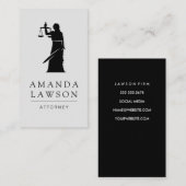 Carte de rendez-vous du procureur de la justice (Devant / Derrière)