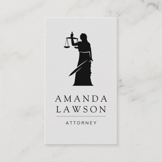 Carte de rendez-vous du procureur de la justice (Devant)