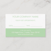 Carte de rendez-vous du salon (Devant)