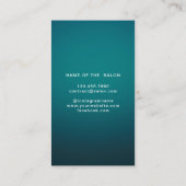 Carte de Rendez-vous du Salon de Beauté Simple et (Dos)