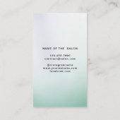 Carte de Rendez-vous du Salon de Beauté Simple Gra (Dos)