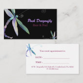 Carte de rendez-vous du salon de coiffure Posh Dra (Devant / Derrière)