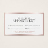 Carte de rendez-vous du salon de la frontière doré (Devant)