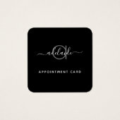 Carte de rendez-vous du salon de maquillage profes (Devant)