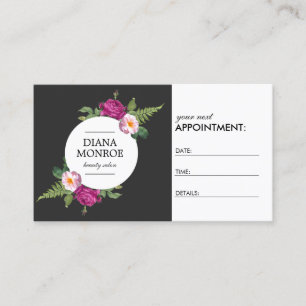 Carte de rendez-vous du Salon Floral Moderne