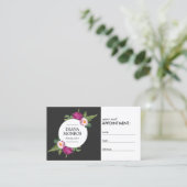 Carte de rendez-vous du Salon Floral Moderne (Debout devant)