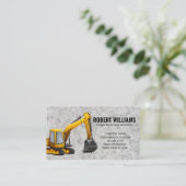 Carte De Rendez-vous Earth Mover | Machines de construction (Debout devant)