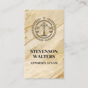 Carte De Rendez-vous Échelles de justice   Marbre Or