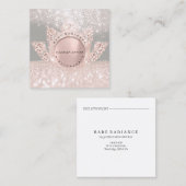 Carte de rendez-vous Electrolyse Rose Parties scin (Devant / Derrière)