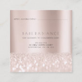 Carte de rendez-vous Electrolyse Rose Parties scin (Dos)