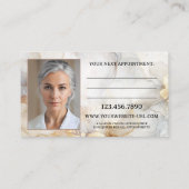 Carte De Rendez-vous Élégant dentiste gériatrique (Dos)