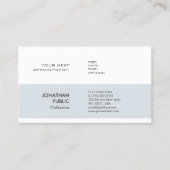 Carte De Rendez-vous Elégant Design simple Nomination Rappel Plat (Devant)
