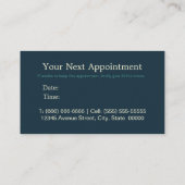 Carte De Rendez-vous Élégante parties scintillant en marbre vert émerau (Dos)