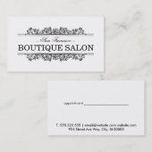 Carte De Rendez-vous Éléments naturels | Boutique (Devant / Derrière)