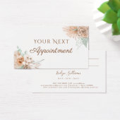 carte de rendez-vous en beige et menthe tropicale (Bureau)
