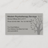 Carte de rendez-vous en psychothérapie moderne (Devant)