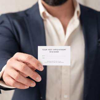 Carte De Rendez-vous Entreprise personnalisée professionnelle
