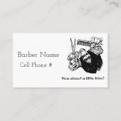 Carte De Rendez-vous Équilibrez-moi, coiffeur (Devant)