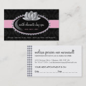 Carte De Rendez-vous Esthetician (Devant / Derrière)