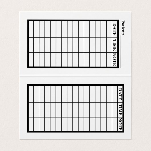 Carte de rendez-vous Esthétique (Intérieur déplié)