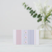 Carte De Rendez-vous ethnique, rayée, patchwork (Debout devant)