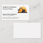 Carte De Rendez-vous Excavateur | Développement immobilier (Devant / Derrière)