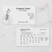 Carte De Rendez-vous Exécution du vol (Devant / Derrière)