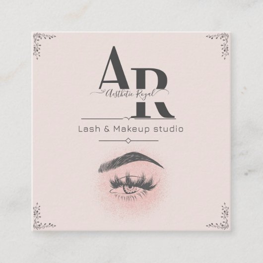 Carte de rendez-vous Eyelash (Devant)