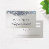 Carte de rendez-vous Faux argent parties scintilla (Bureau)