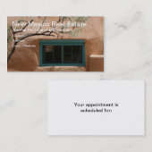 Carte De Rendez-vous Fenêtre d'Adobe (Devant / Derrière)