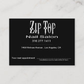 Carte De Rendez-vous Fermez- la fermeture éclairle vers le haut du (Dos)