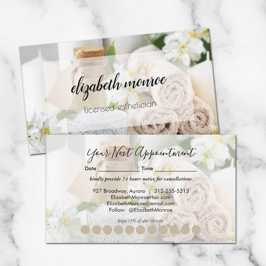 Carte De Rendez-vous Fidélité spa